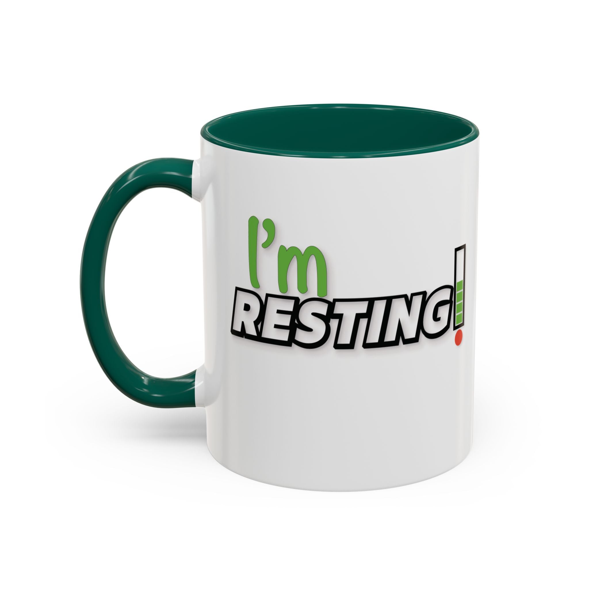 I'm Resting Mug — Funny Recharge Battery Coffee Cup (11oz & 15oz)
