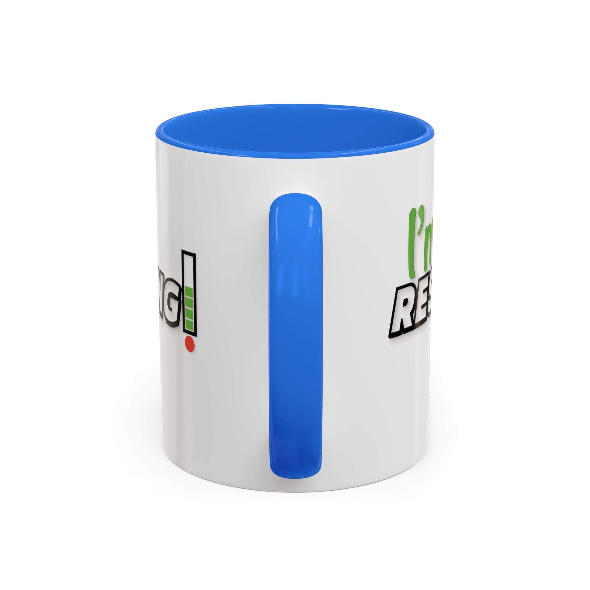 I'm Resting Mug — Funny Recharge Battery Coffee Cup (11oz & 15oz)