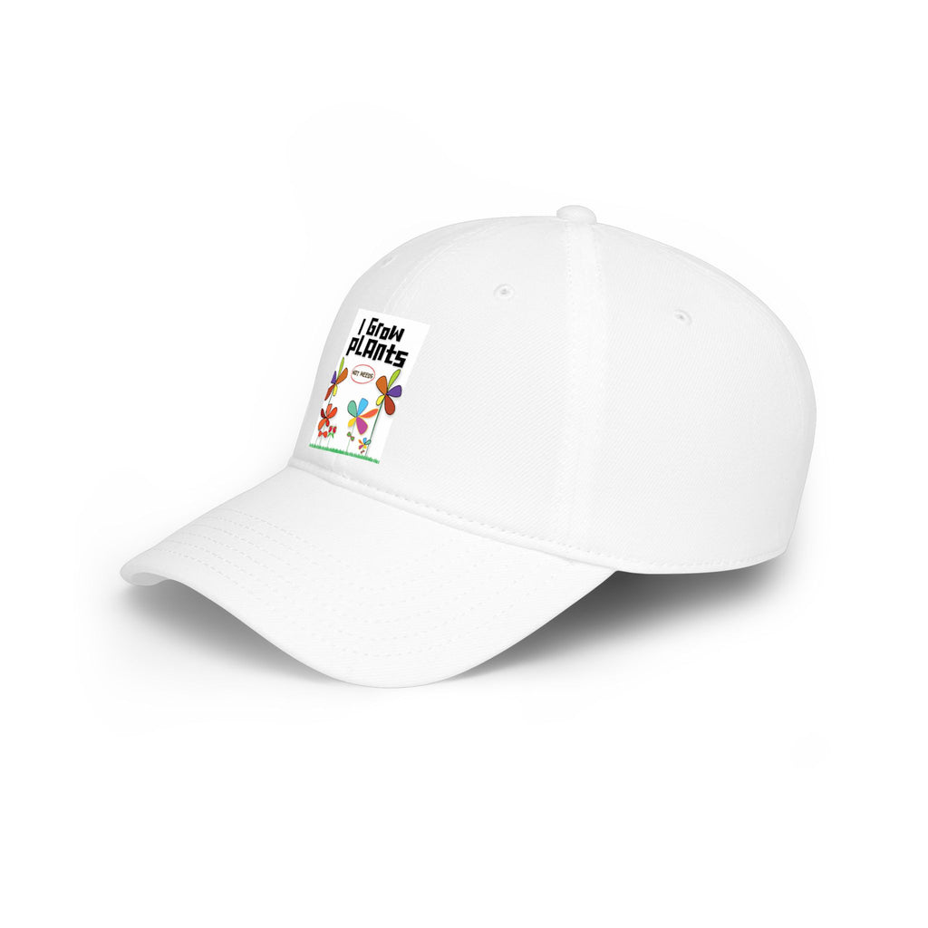 I Grow Plants Baseball Cap — Cute Floral Gardening Hat