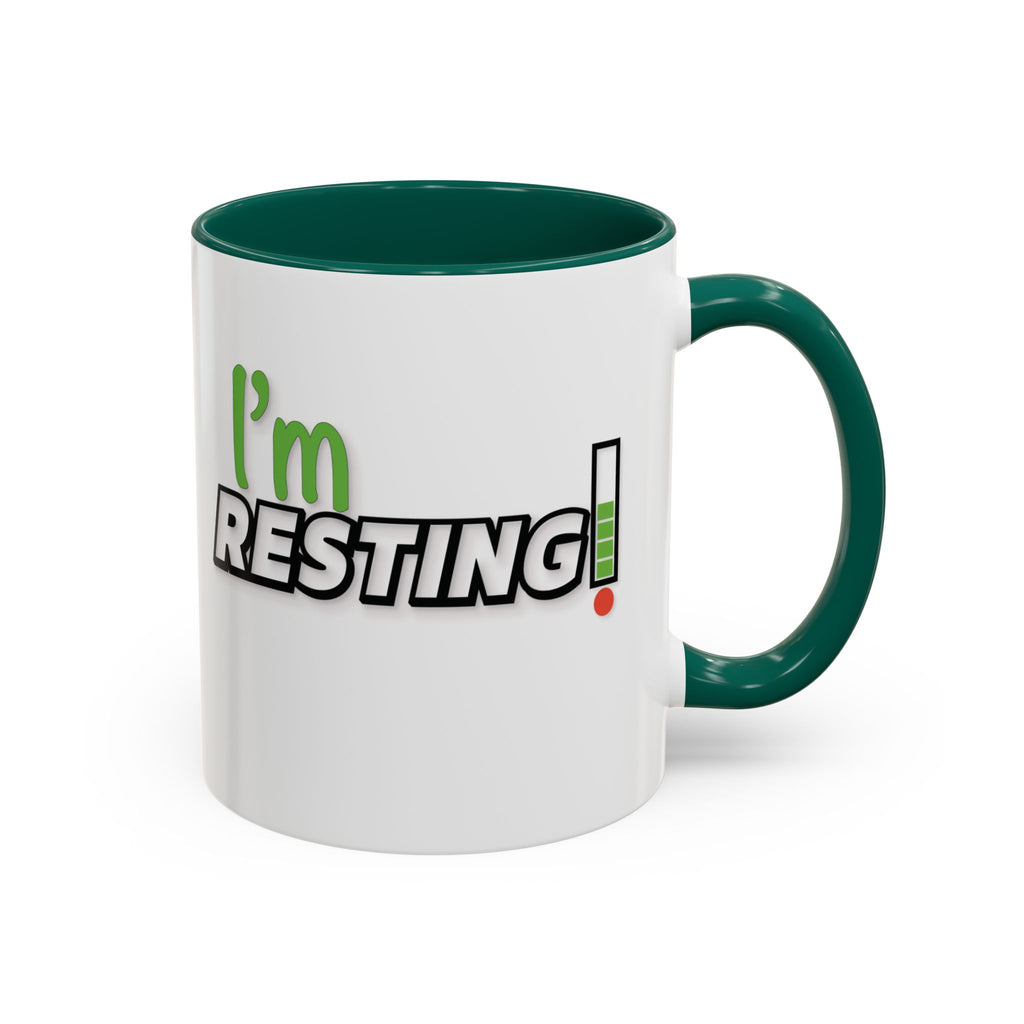 I'm Resting Mug — Funny Recharge Battery Coffee Cup (11oz & 15oz)