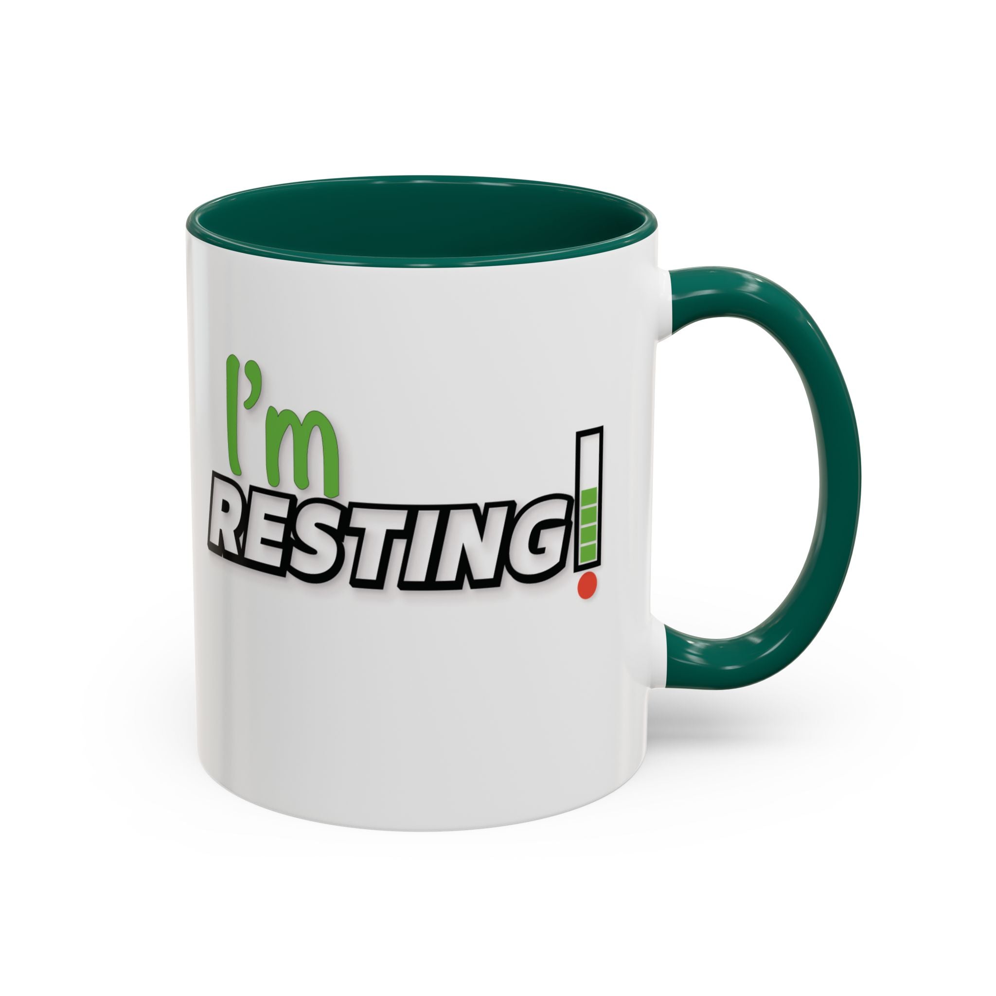 I'm Resting Mug — Funny Recharge Battery Coffee Cup (11oz & 15oz)