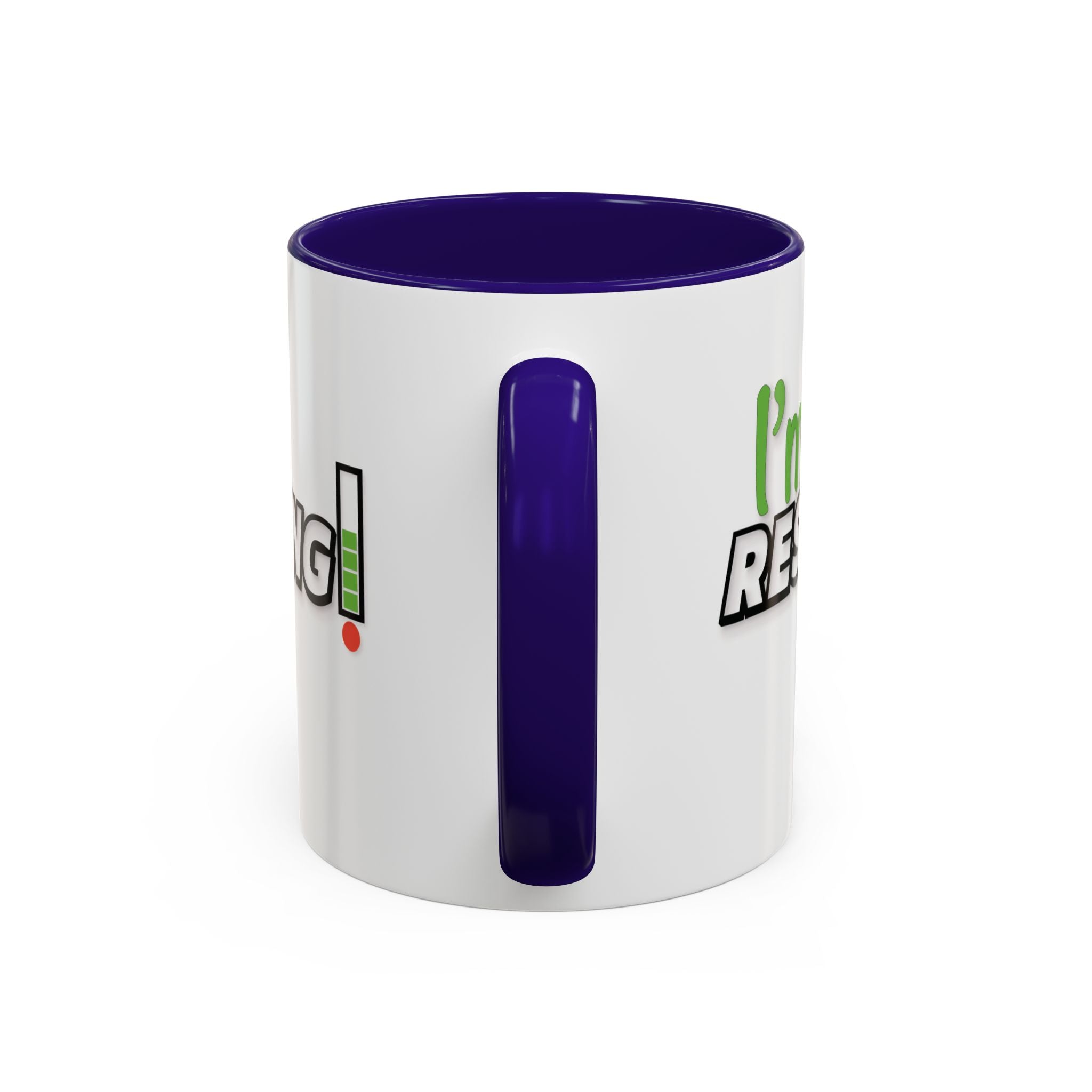 I'm Resting Mug — Funny Recharge Battery Coffee Cup (11oz & 15oz)