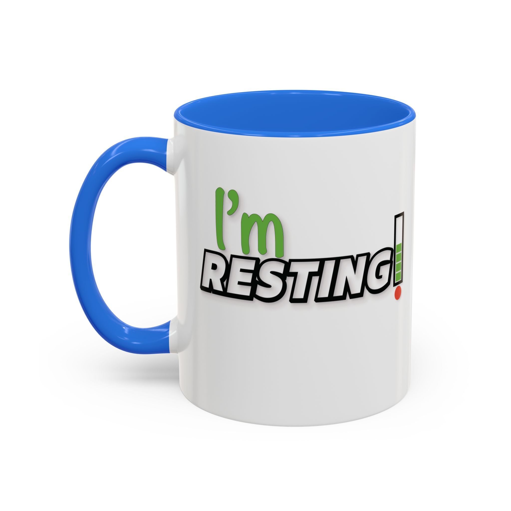 I'm Resting Mug — Funny Recharge Battery Coffee Cup (11oz & 15oz)