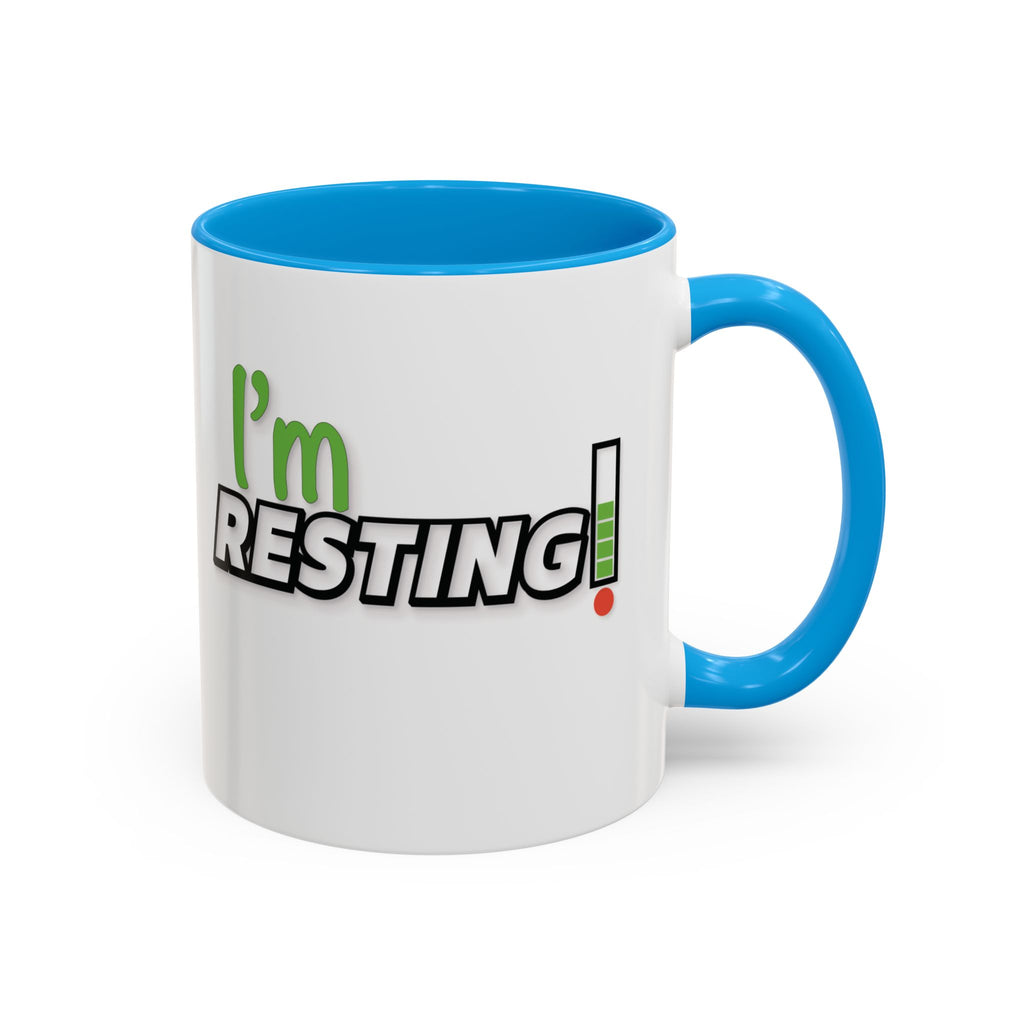 I'm Resting Mug — Funny Recharge Battery Coffee Cup (11oz & 15oz)