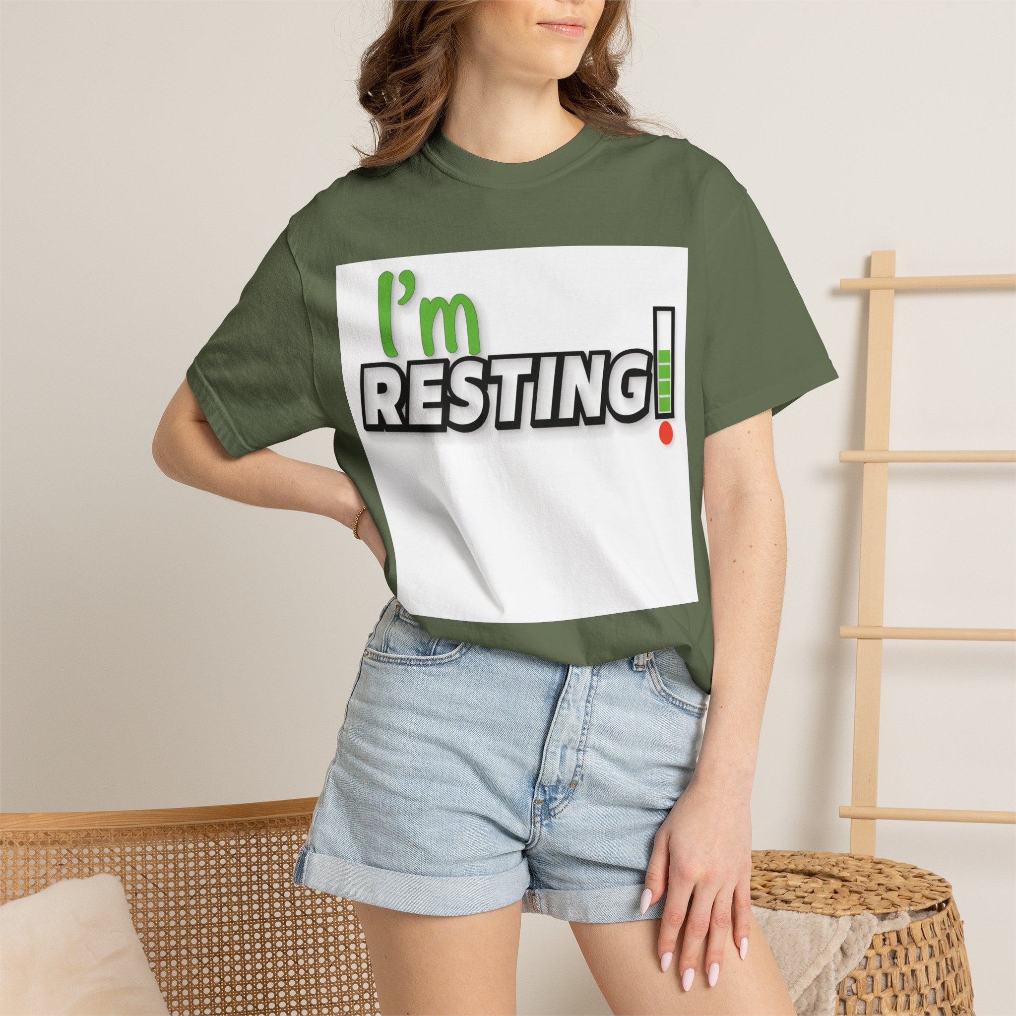 I'm Resting T-Shirt — Funny Relaxation Graphic Tee