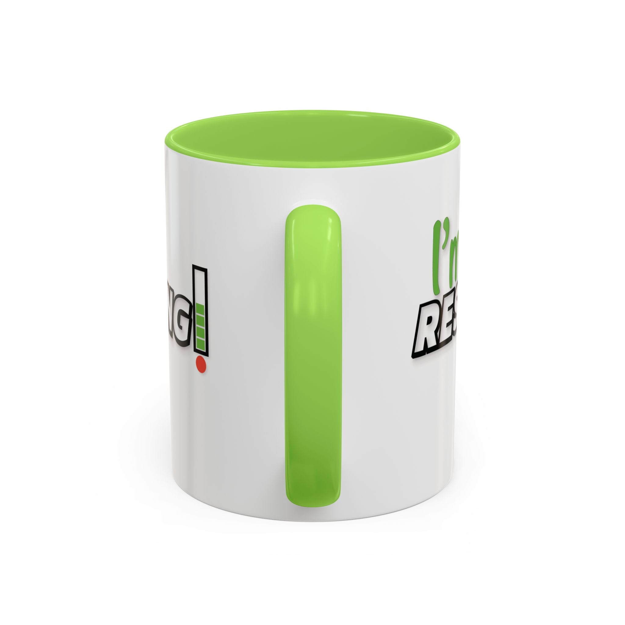 I'm Resting Mug — Funny Recharge Battery Coffee Cup (11oz & 15oz)