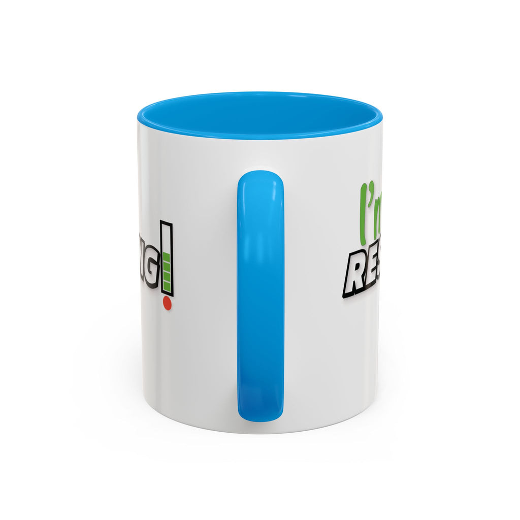 I'm Resting Mug — Funny Recharge Battery Coffee Cup (11oz & 15oz)