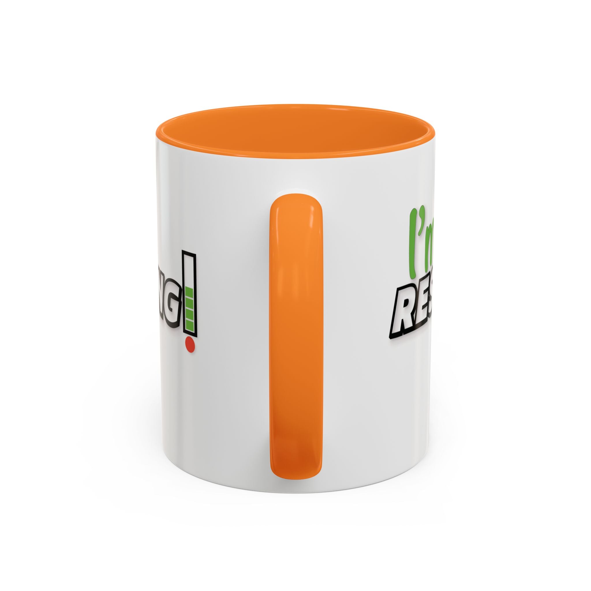 I'm Resting Mug — Funny Recharge Battery Coffee Cup (11oz & 15oz)