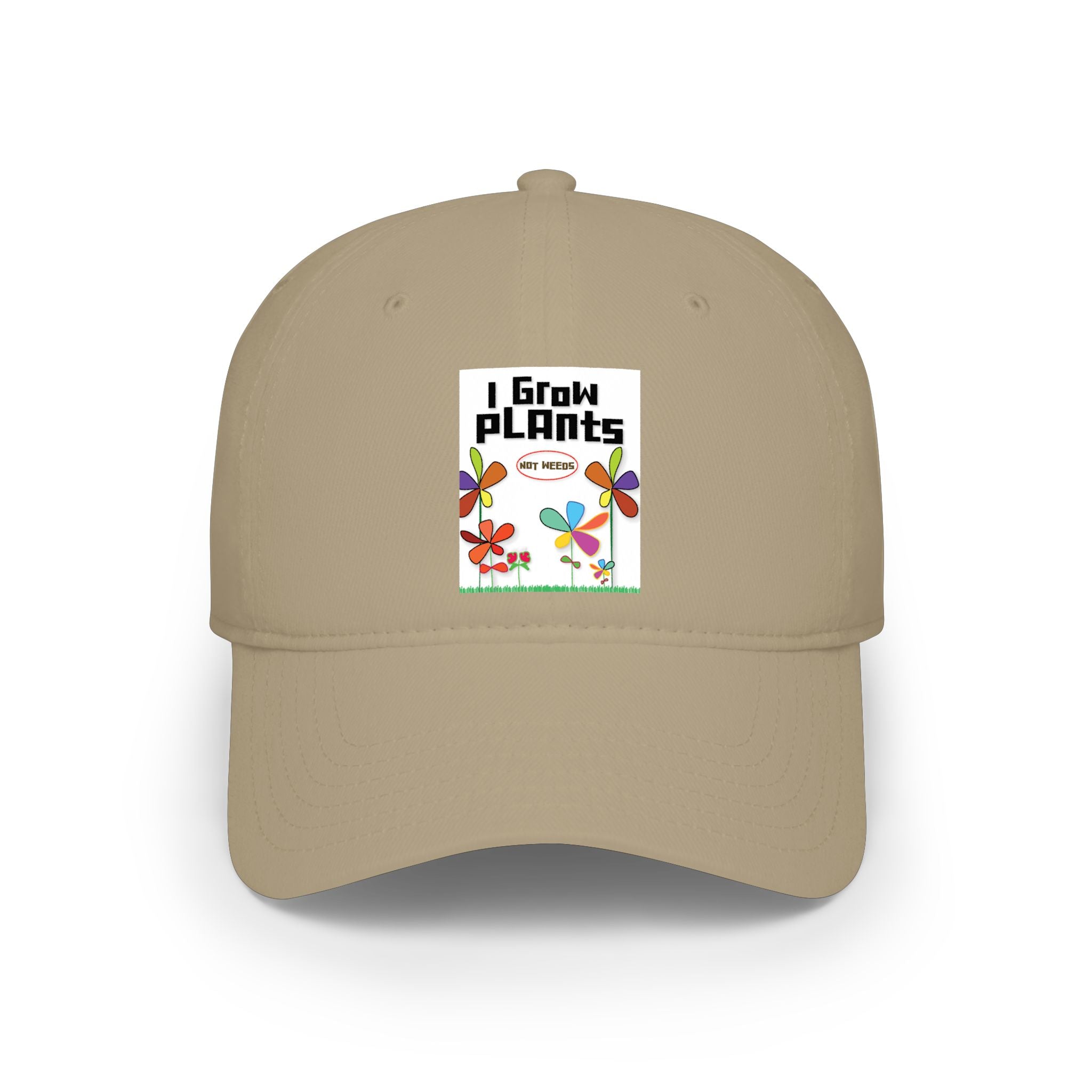 I Grow Plants Baseball Cap — Cute Floral Gardening Hat