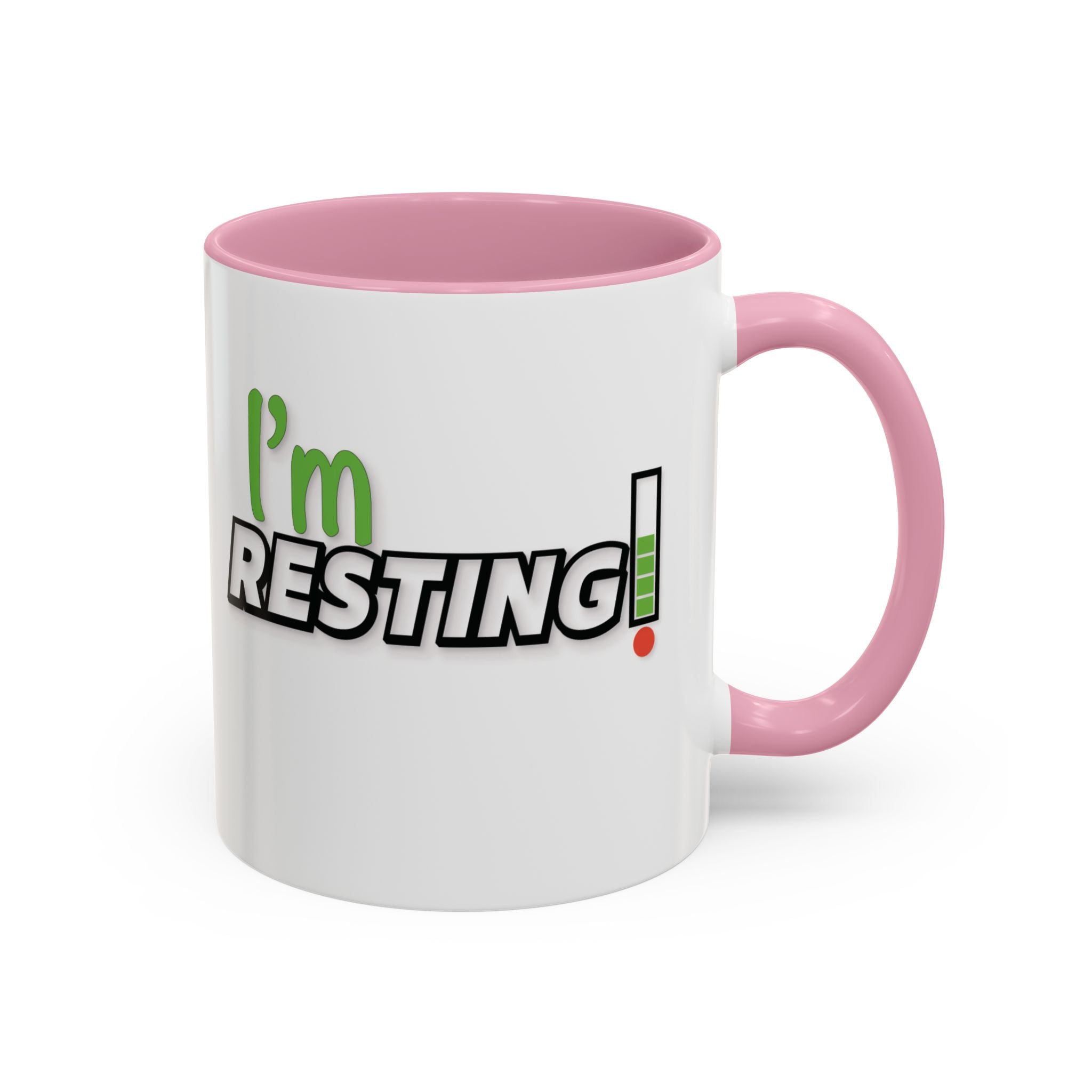 I'm Resting Mug — Funny Recharge Battery Coffee Cup (11oz & 15oz)