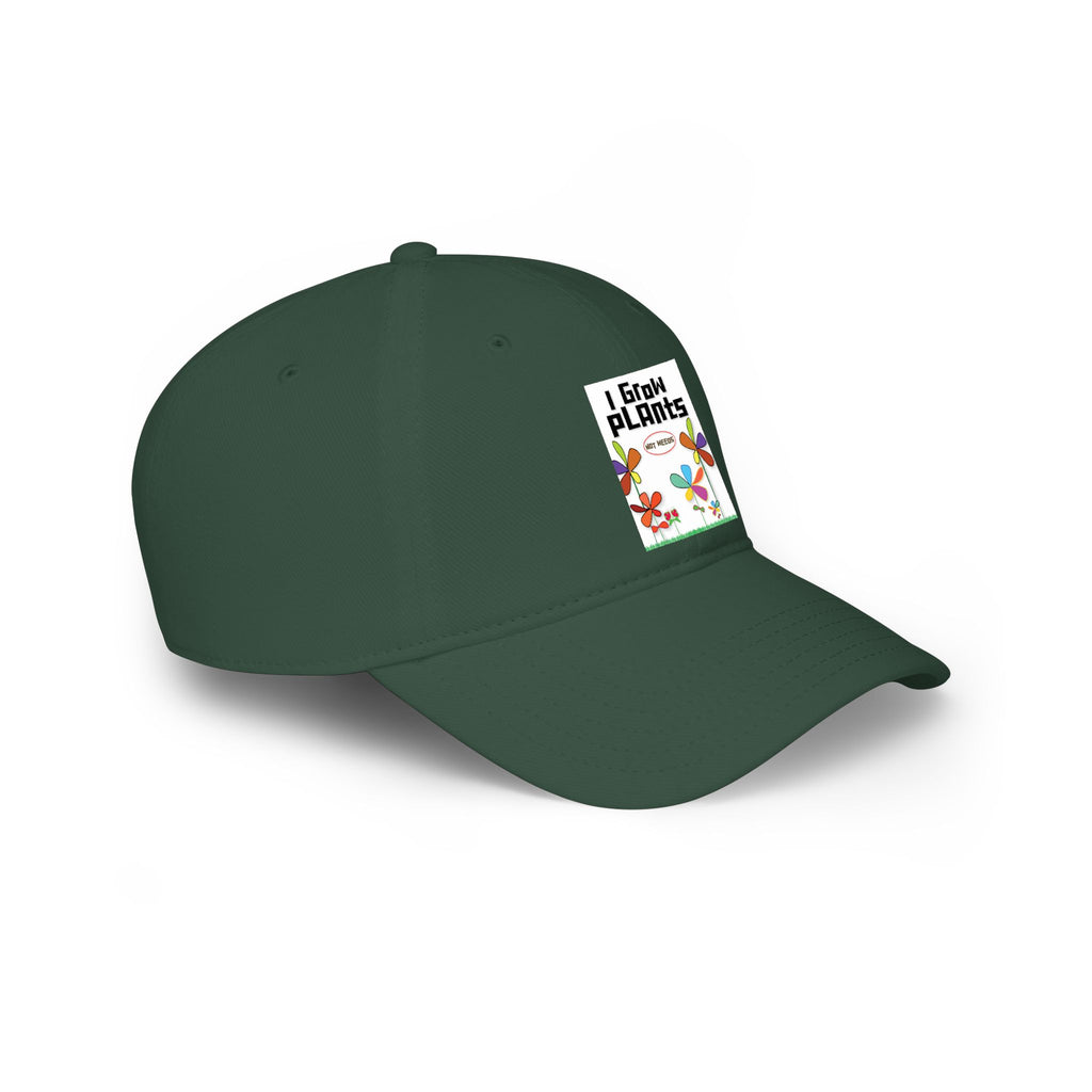 I Grow Plants Baseball Cap — Cute Floral Gardening Hat
