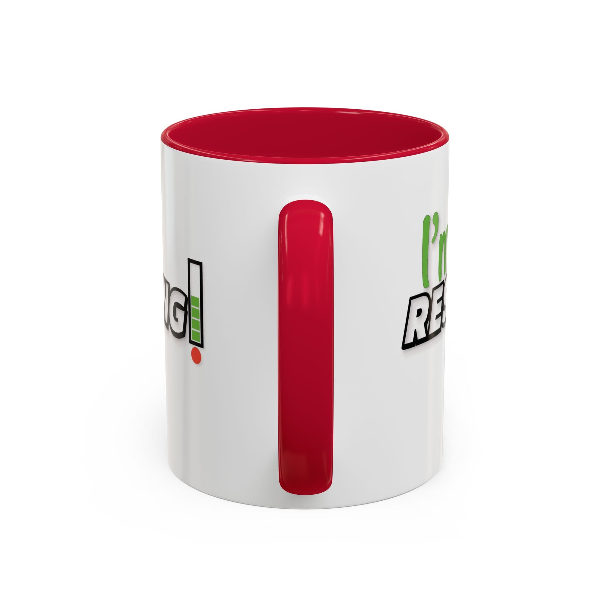 I'm Resting Mug — Funny Recharge Battery Coffee Cup (11oz & 15oz)