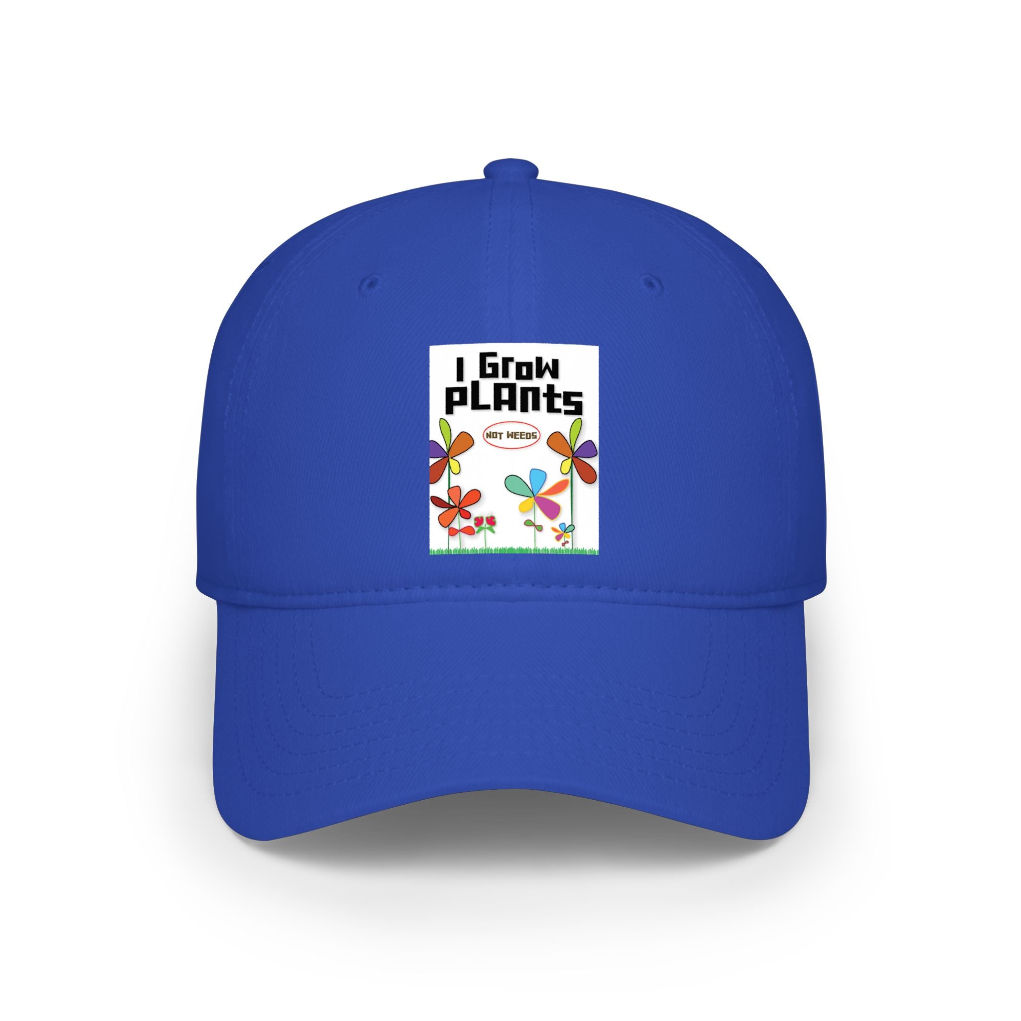 I Grow Plants Baseball Cap — Cute Floral Gardening Hat