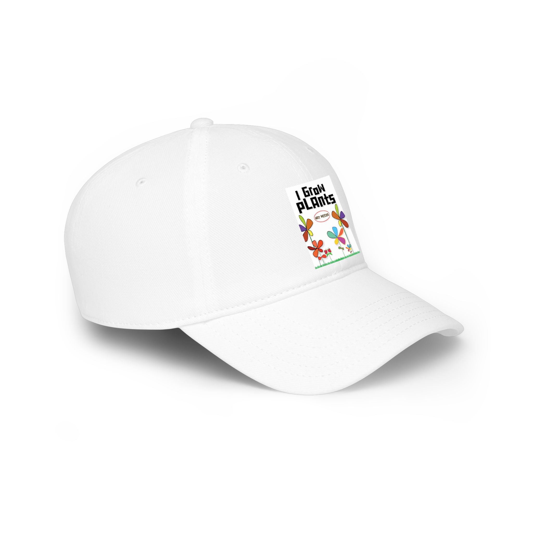 I Grow Plants Baseball Cap — Cute Floral Gardening Hat