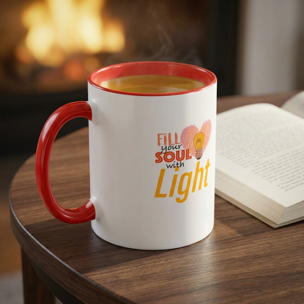 Fill Your Soul With Light Mug — Inspirational Coffee Cup (11/15oz)