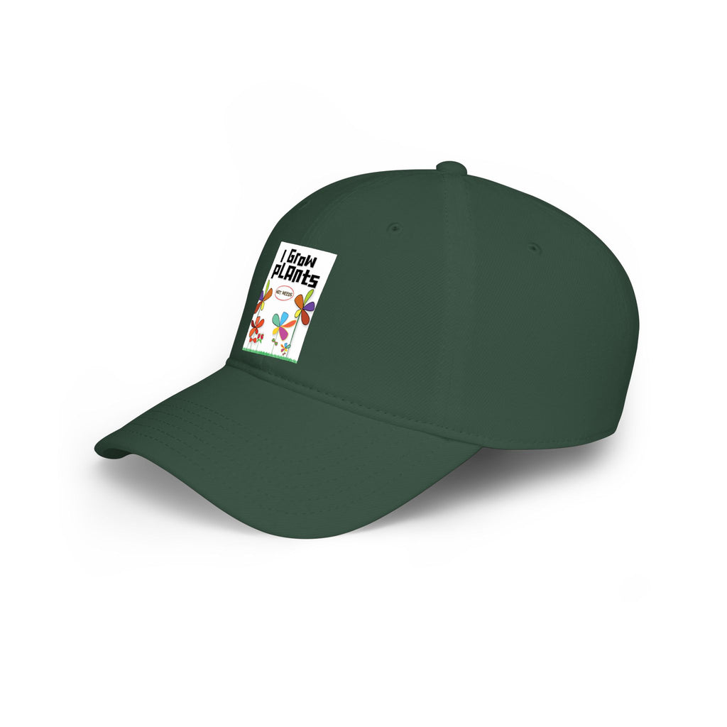 I Grow Plants Baseball Cap — Cute Floral Gardening Hat