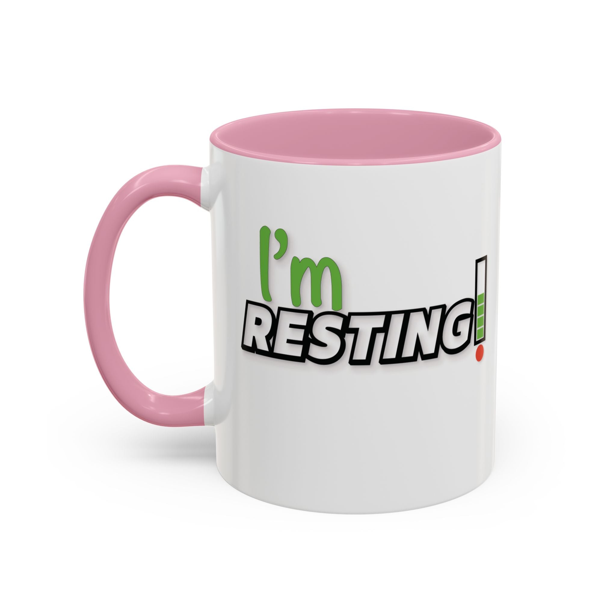 I'm Resting Mug — Funny Recharge Battery Coffee Cup (11oz & 15oz)