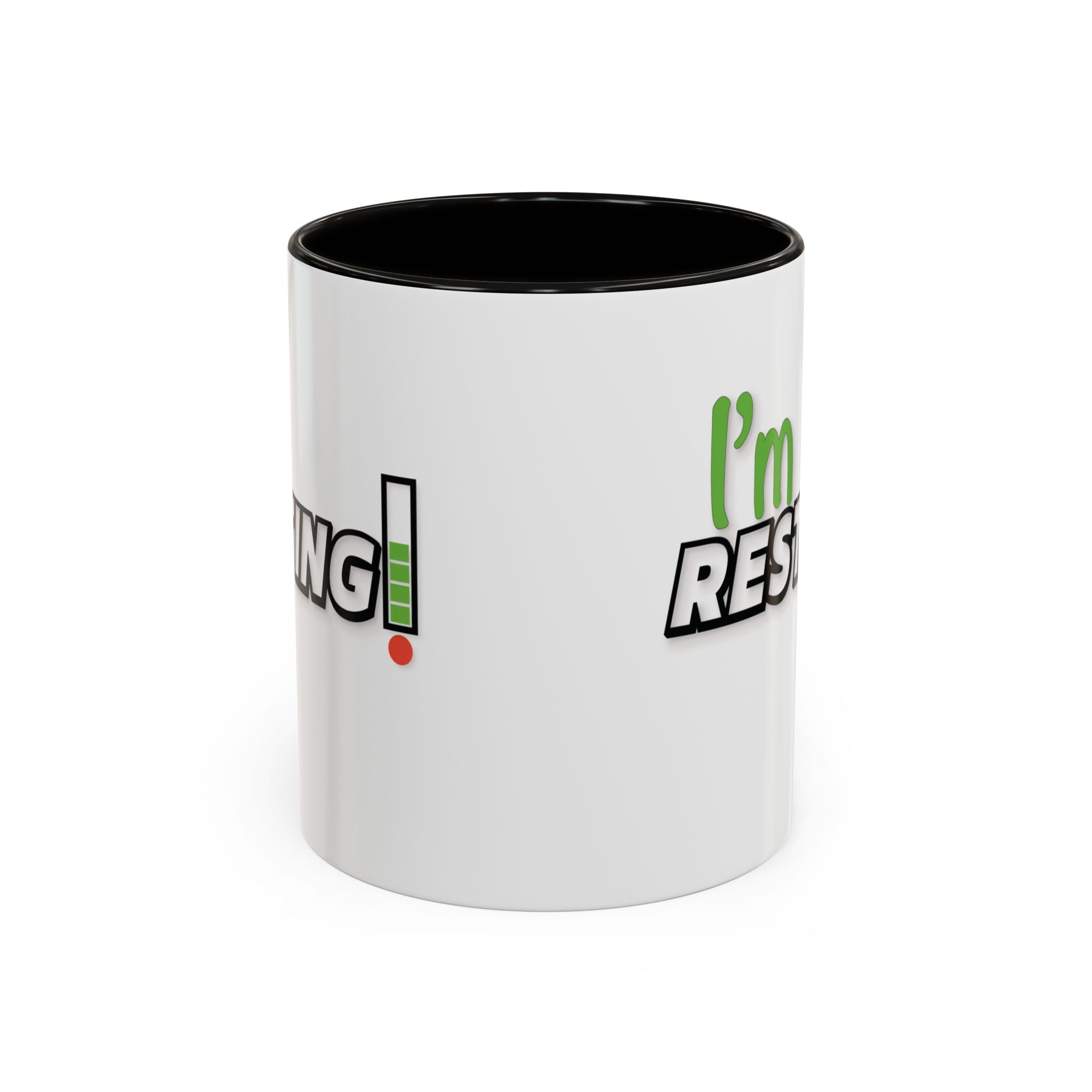 I'm Resting Mug — Funny Recharge Battery Coffee Cup (11oz & 15oz)