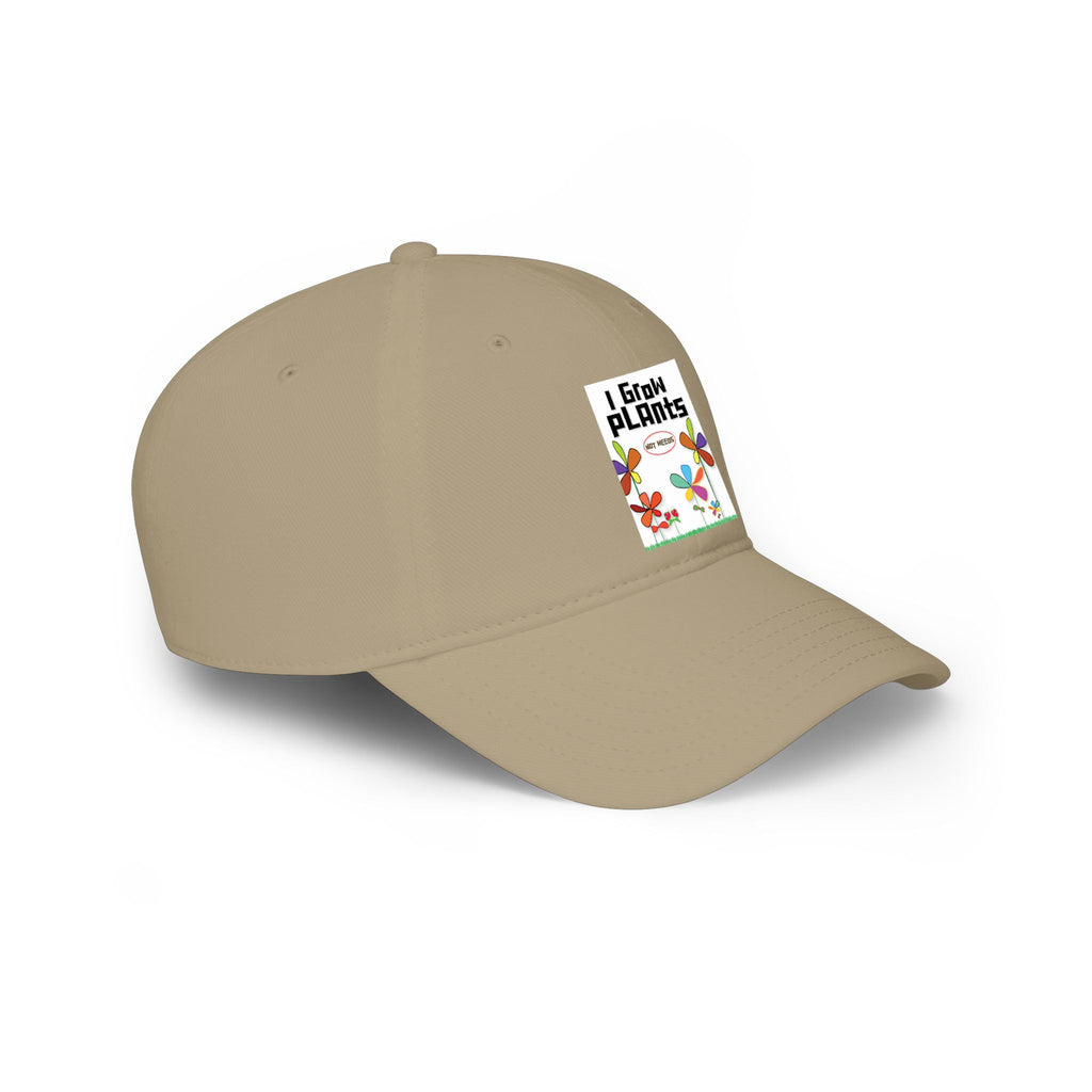 I Grow Plants Baseball Cap — Cute Floral Gardening Hat