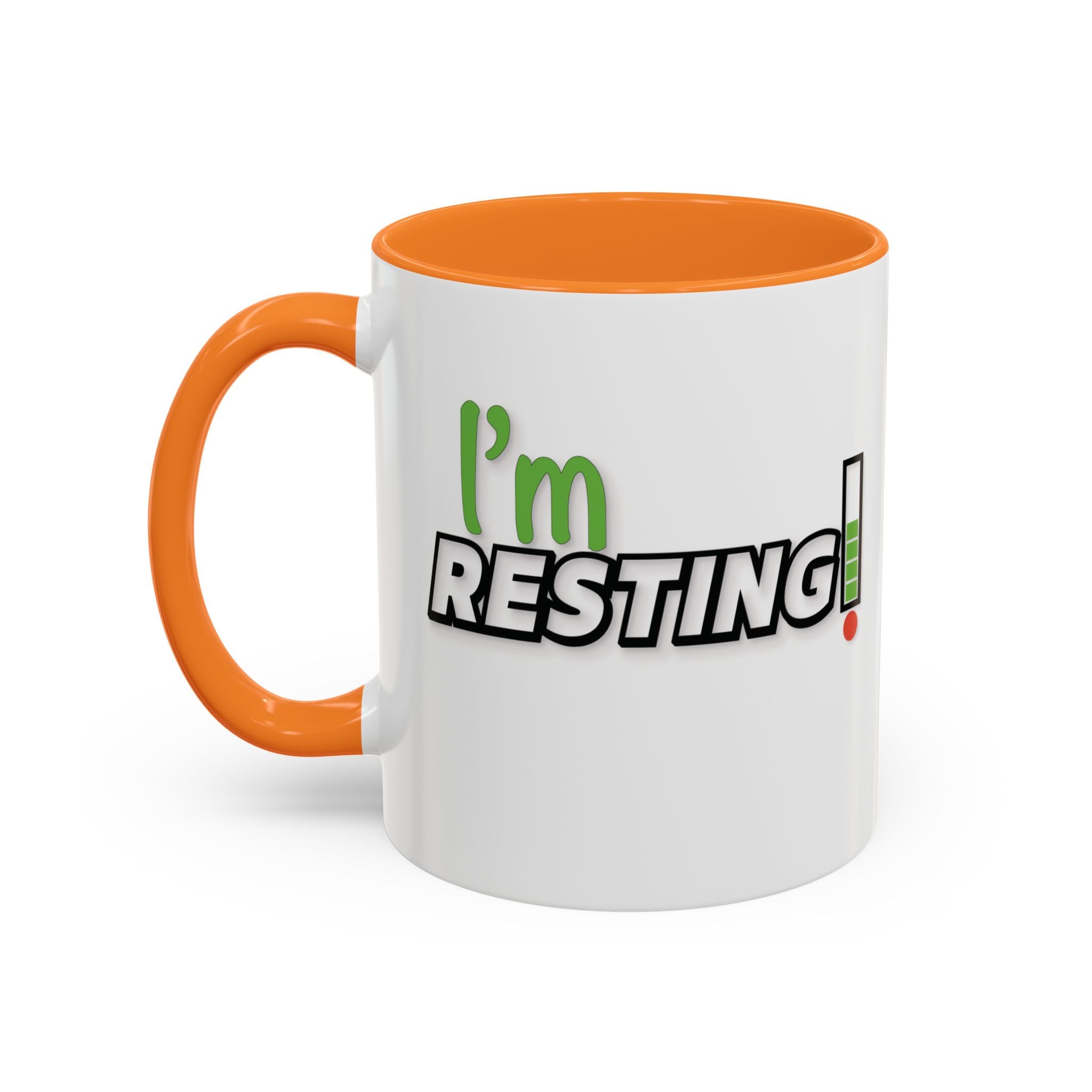I'm Resting Mug — Funny Recharge Battery Coffee Cup (11oz & 15oz)