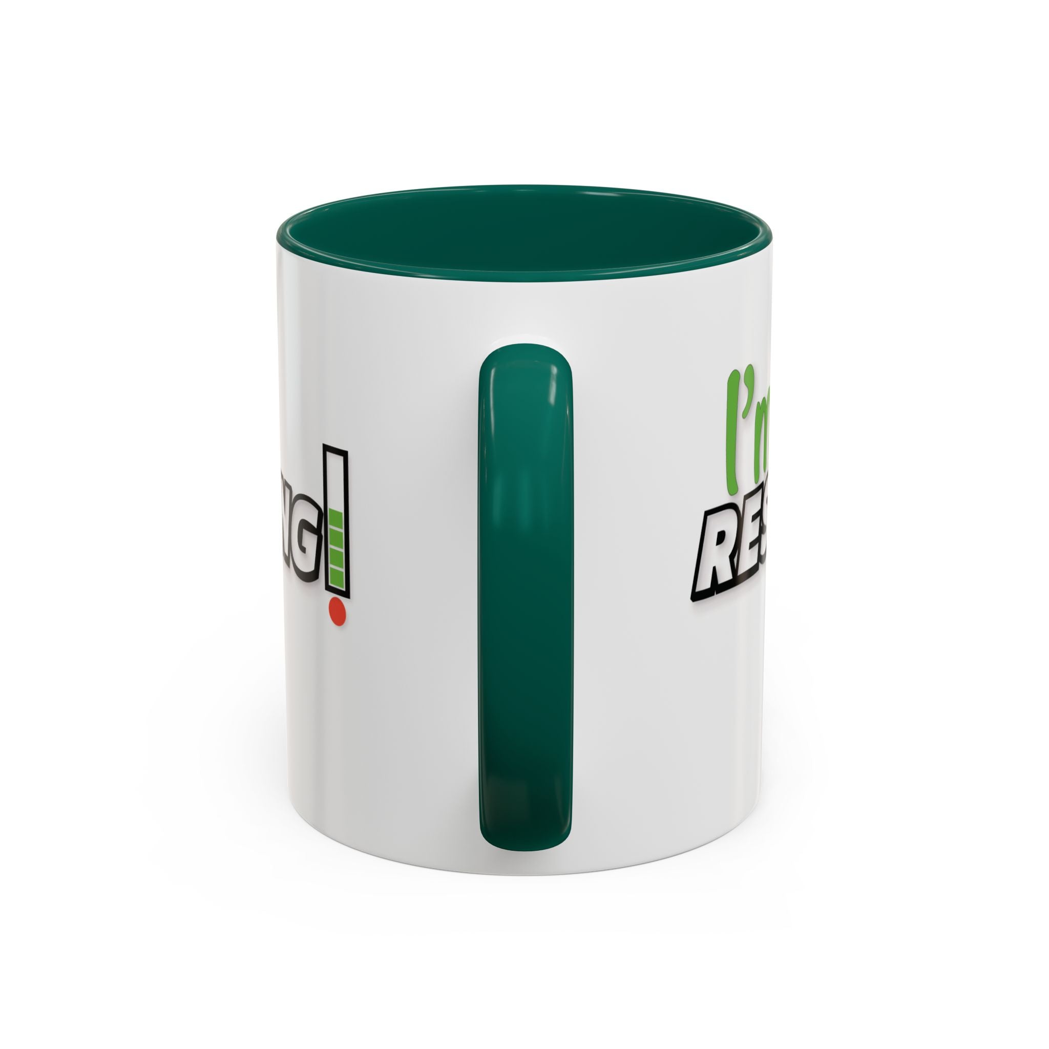 I'm Resting Mug — Funny Recharge Battery Coffee Cup (11oz & 15oz)