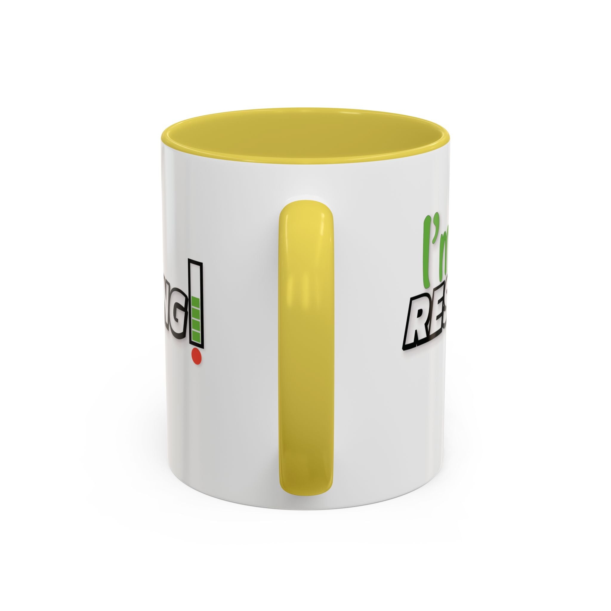 I'm Resting Mug — Funny Recharge Battery Coffee Cup (11oz & 15oz)