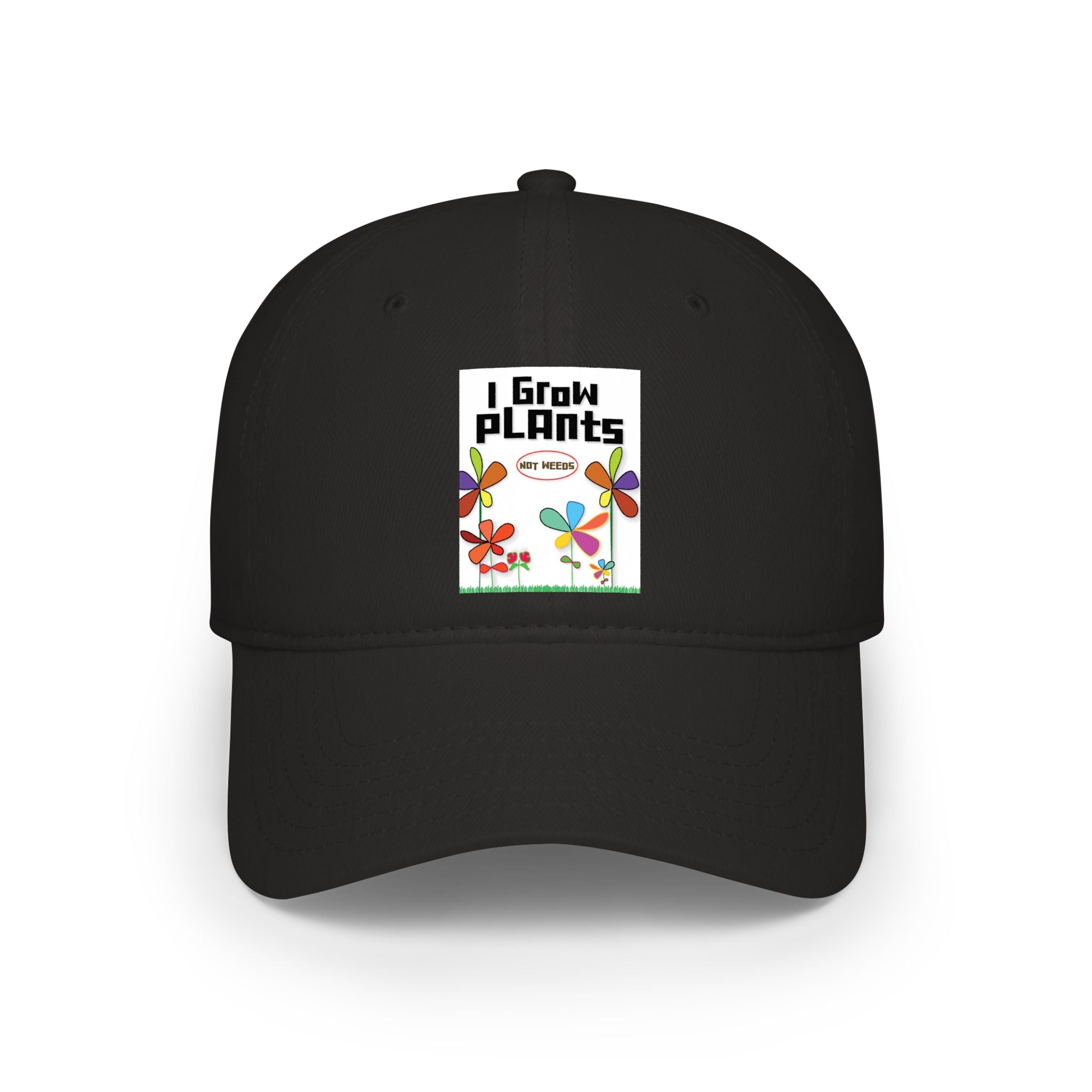 I Grow Plants Baseball Cap — Cute Floral Gardening Hat