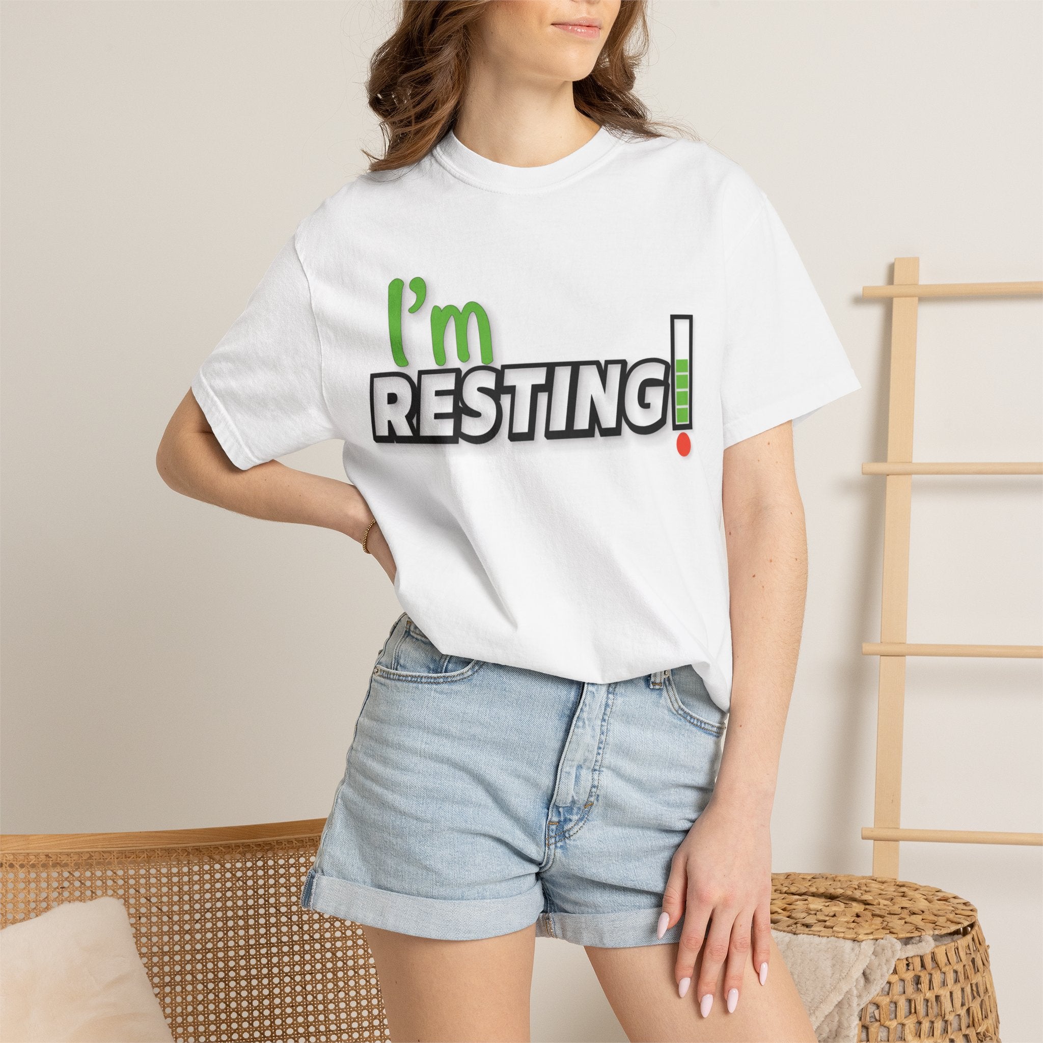 I'm Resting T-Shirt — Funny Relaxation Graphic Tee