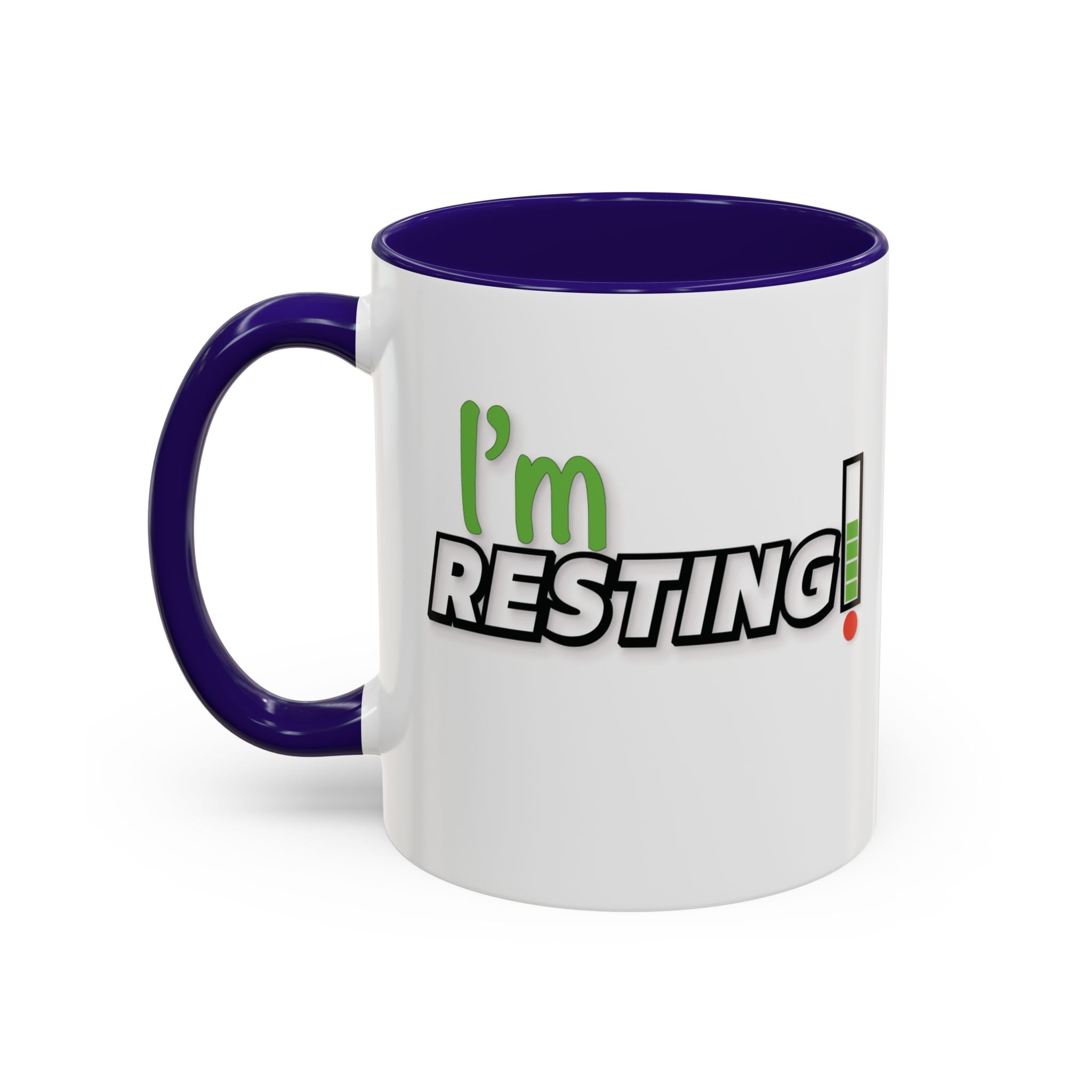 I'm Resting Mug — Funny Recharge Battery Coffee Cup (11oz & 15oz)